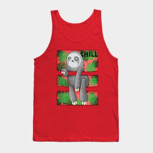 30 Chilling Sloth Tank Top